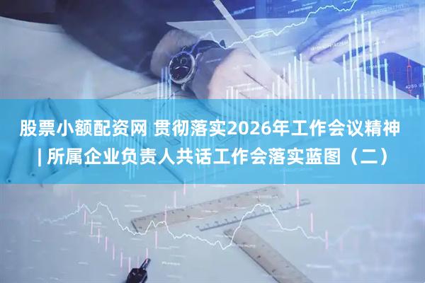 股票小额配资网 贯彻落实2026年工作会议精神 | 所属企业负责人共话工作会落实蓝图（二）